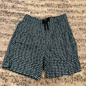 Vilebrequin Navy Green Fish Boys Swimsuit Size 10 YRS